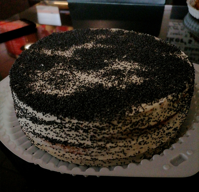 Торт маковый