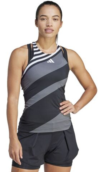 Женский топ теннисный Adidas Y-Tank Pro - black