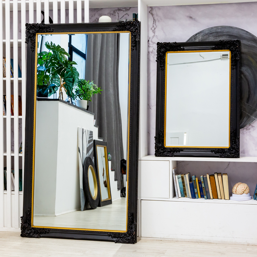 Зеркало настенное Объект мечты Зазеркалье Моррис блэк версия L OM-21052605