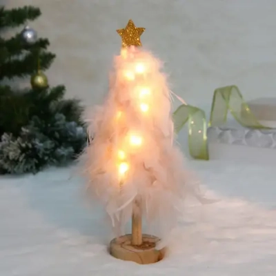 Сувенир с подстветкой «Стильная ёлочка» 8*8*32,5 см