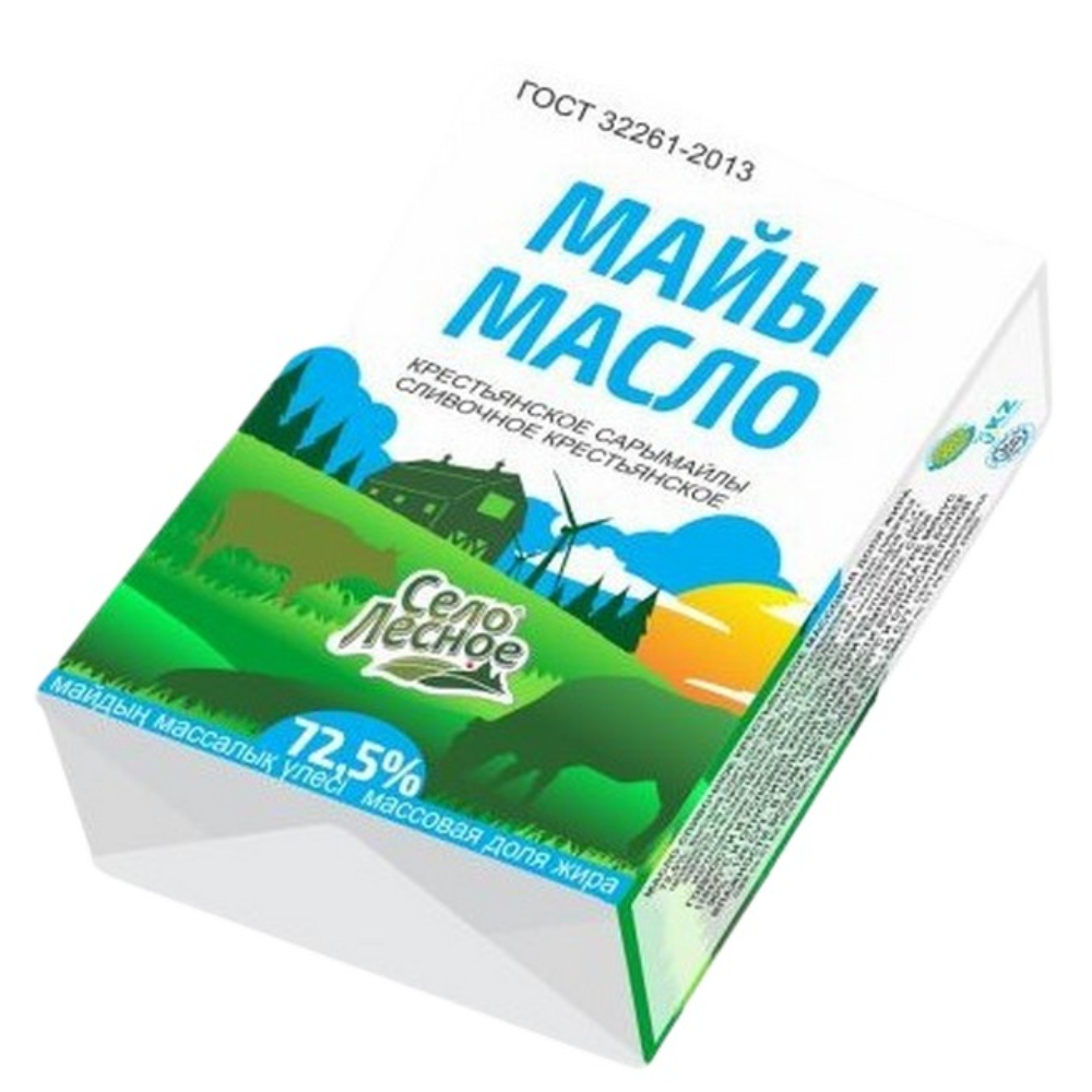 Масло 72,5% Село Лесное 200 гр