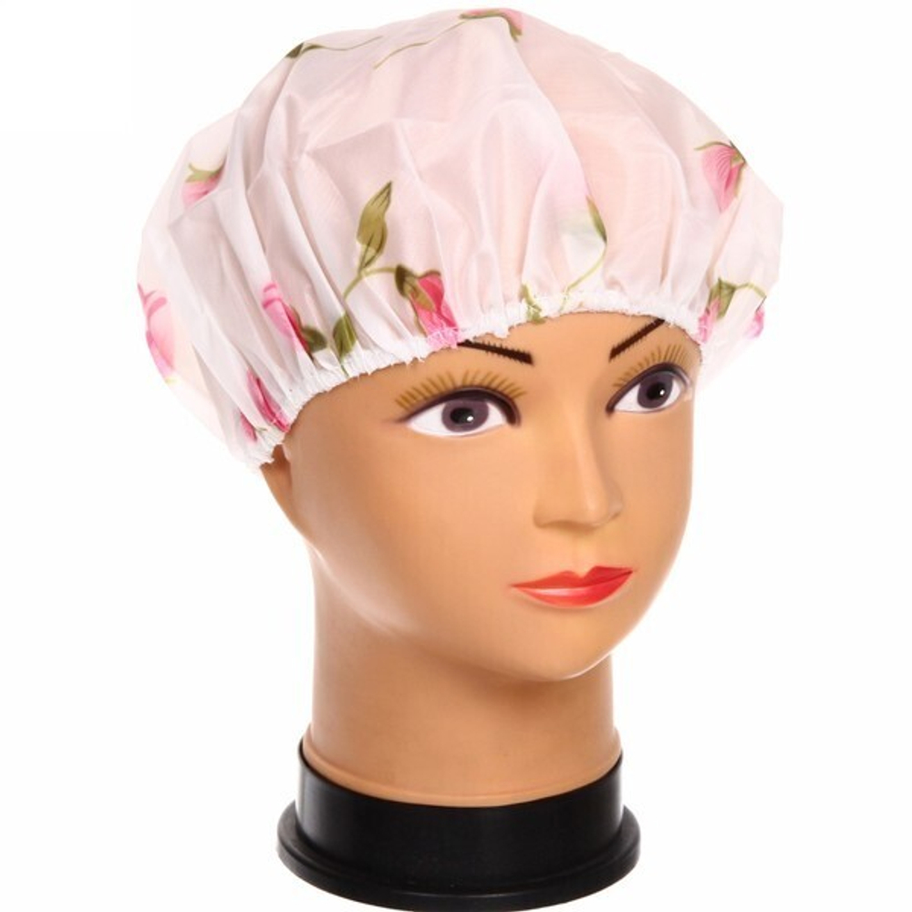 Шапочка для душа «Ультрамарин - Нежная орхидея», микс 4-5 цветов, d-23см