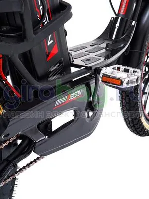 Электровелосипед Jetson PRO MAX 20D Черный (60V/20Ah) (гидравлика) фото №12