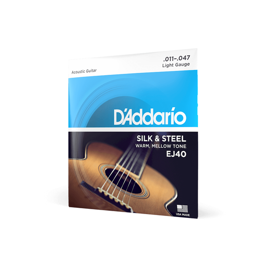 Струны для фолк гитары D'ADDARIO EJ40