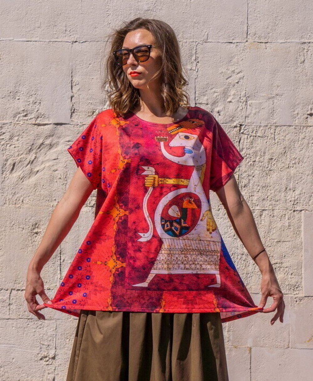 Футболка "Химера", по мотивам живописи Виктора Браунера