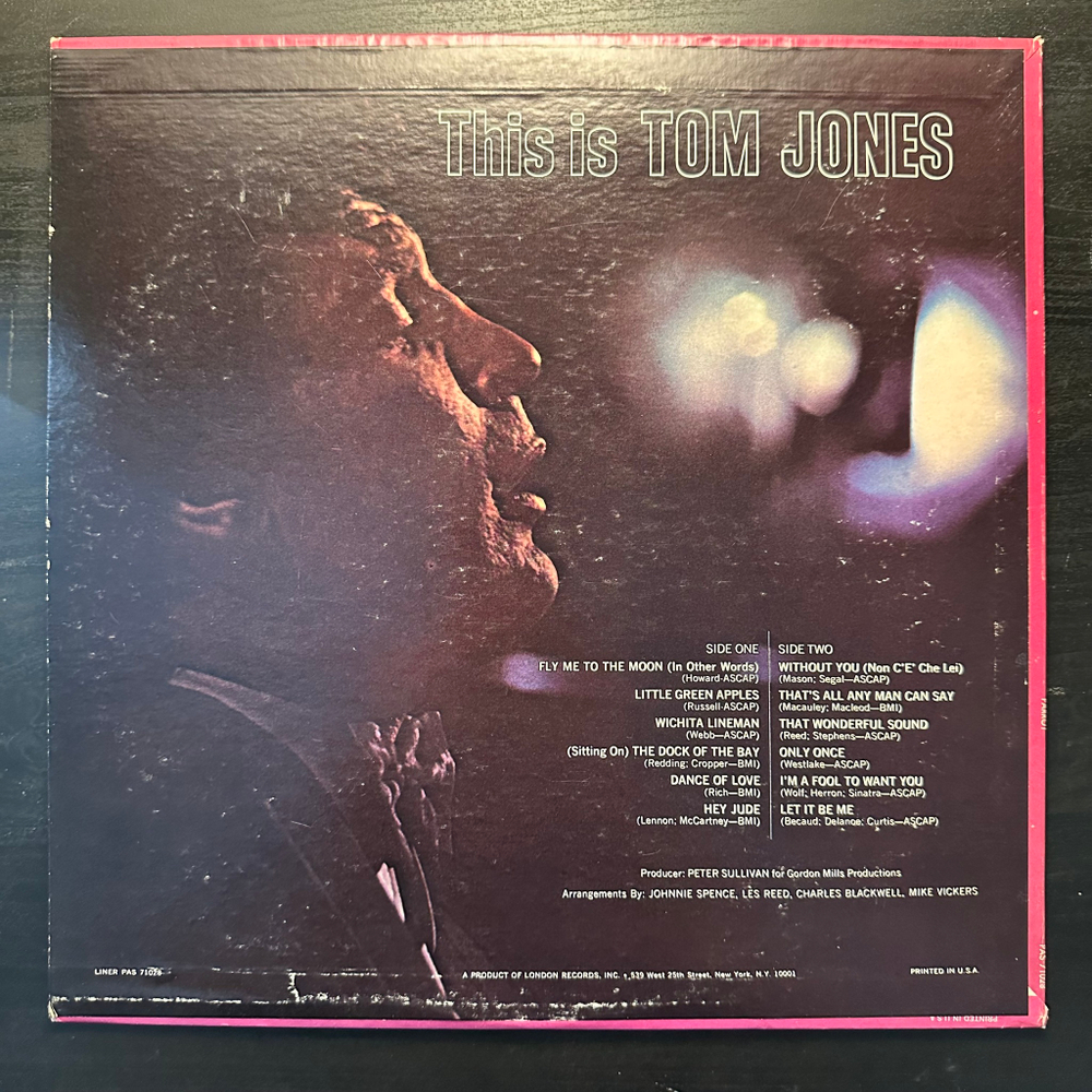 Tom Jones - This Is Tom Jones (США 1969г.)