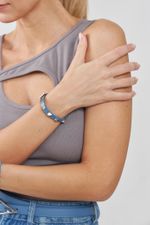 БРАСЛЕТ «MISTRESS» 04 ГОЛУБОЙ