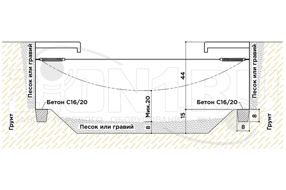 Батут уличный «Сектор 4S»