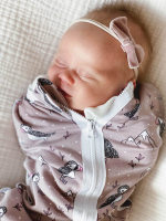 Утеплённый кокон Mjölk Птички