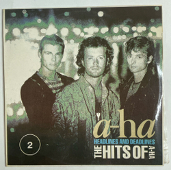 Винтажная виниловая пластинка LP Headlines And Deadlines The Hits Of A Ha Vol 2 (Россия 1992)