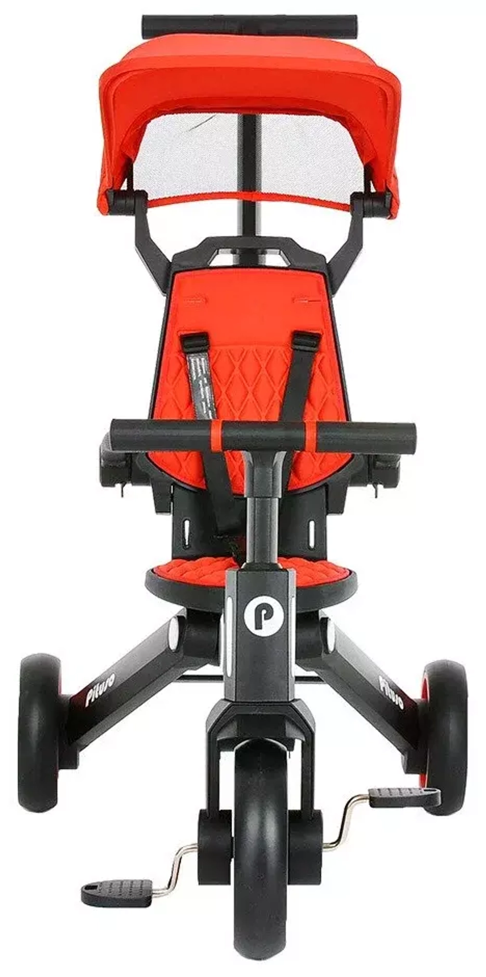 PITUSO Велосипед трехколесный Leve, складной, разм. упак. 65х34х31 см, Red/Красный