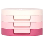 Kaja, Beauty Bento, трио теней для век, сияющий блеск, оттенок 01 розовая вода, 3 г (0,10 унции)