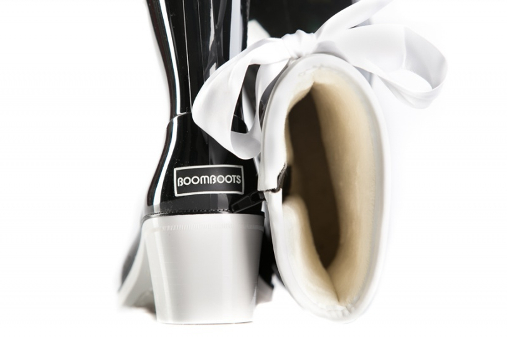 Сапоги BoomBoots  Black&White Short (с утеплителем)