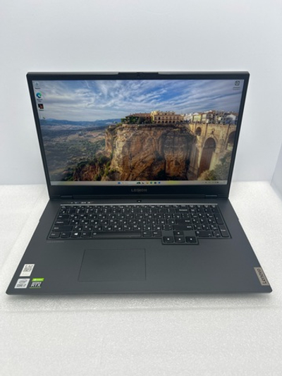Ноутбук Lenovo Legion 5-17IMH05H (81Y800A6RK) 17,3"/Intel Core i7 10750H/RAM 16GB/SSD 512GB/GeForce RTX 2060/1920x1080/IPS 144Hz/DOS/Подсветка кл-ры LED/Черный. Состояние: Уценка/большой след. на матрице от клавиатуры