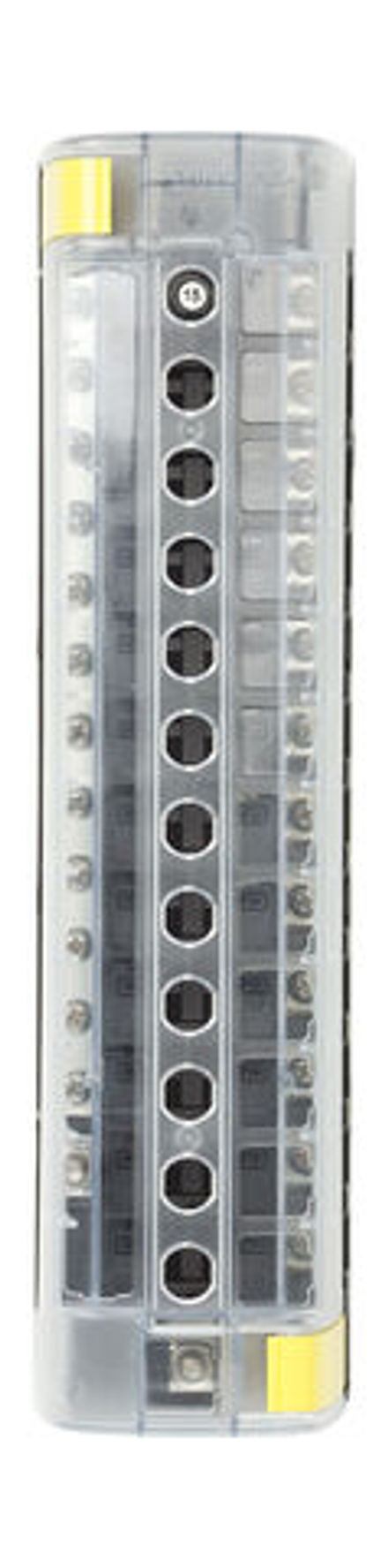 Блок на 12 автоматических выключателей, общая шина