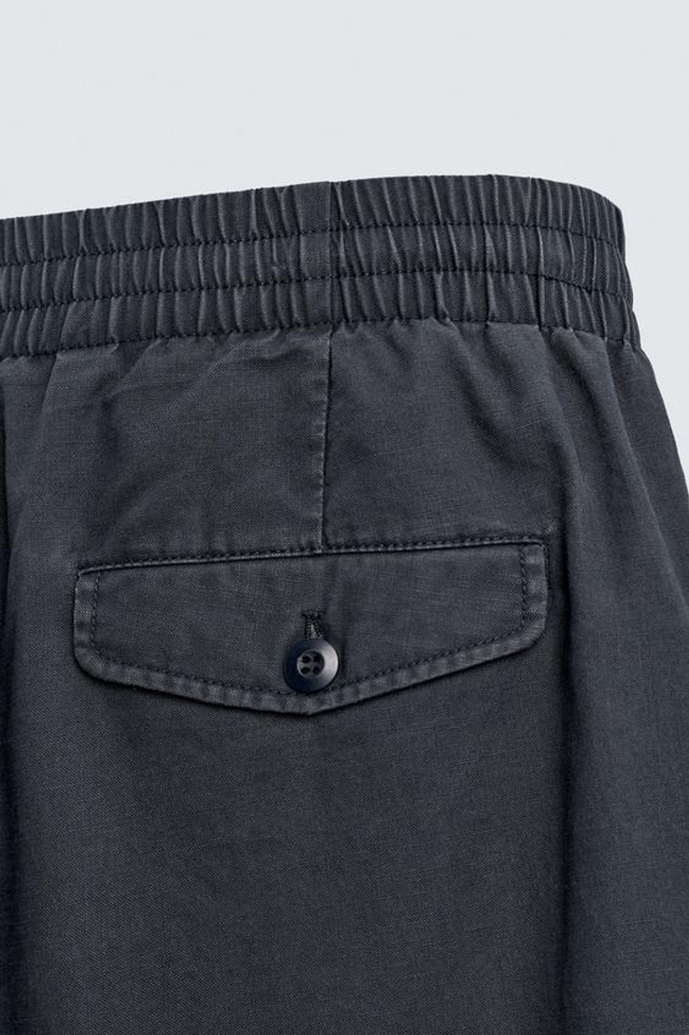 ZARA БРЮКИ RELAXED FIT С ЭФФЕКТОМ ПОТЕРТОСТИ, СЕРЫЙ/СИНИЙ