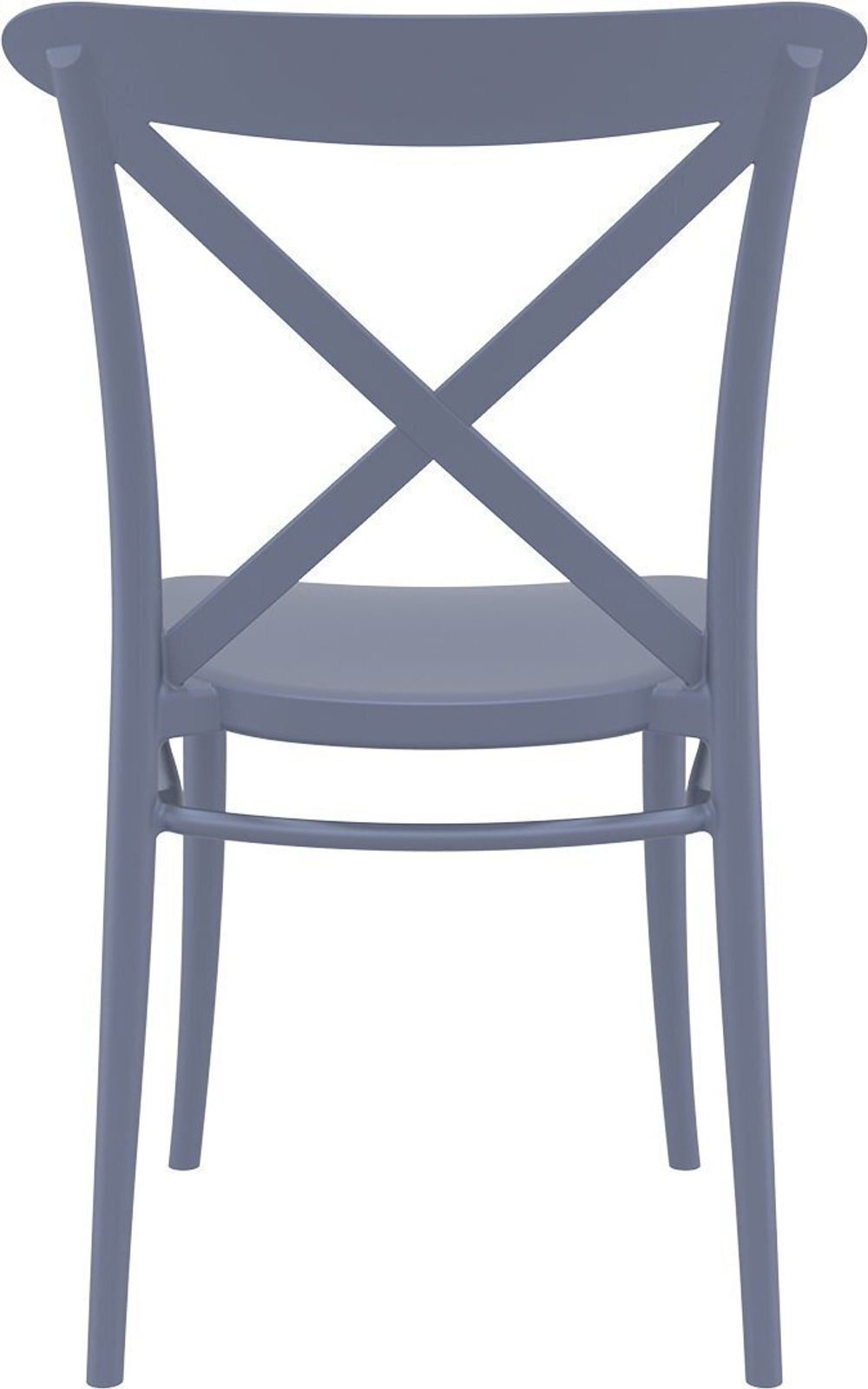 Комплект пластиковой мебели Siesta Contract Sky Folding 60 Cross, темно-серый