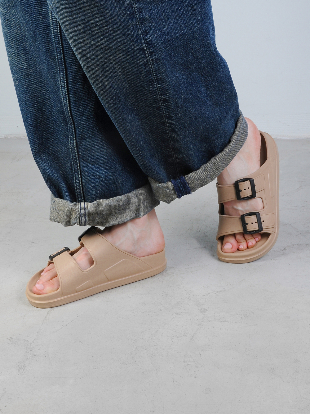 Сабо женские бежевые