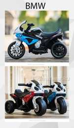 Детский электромотоцикл "BMW S1000RR", голубой