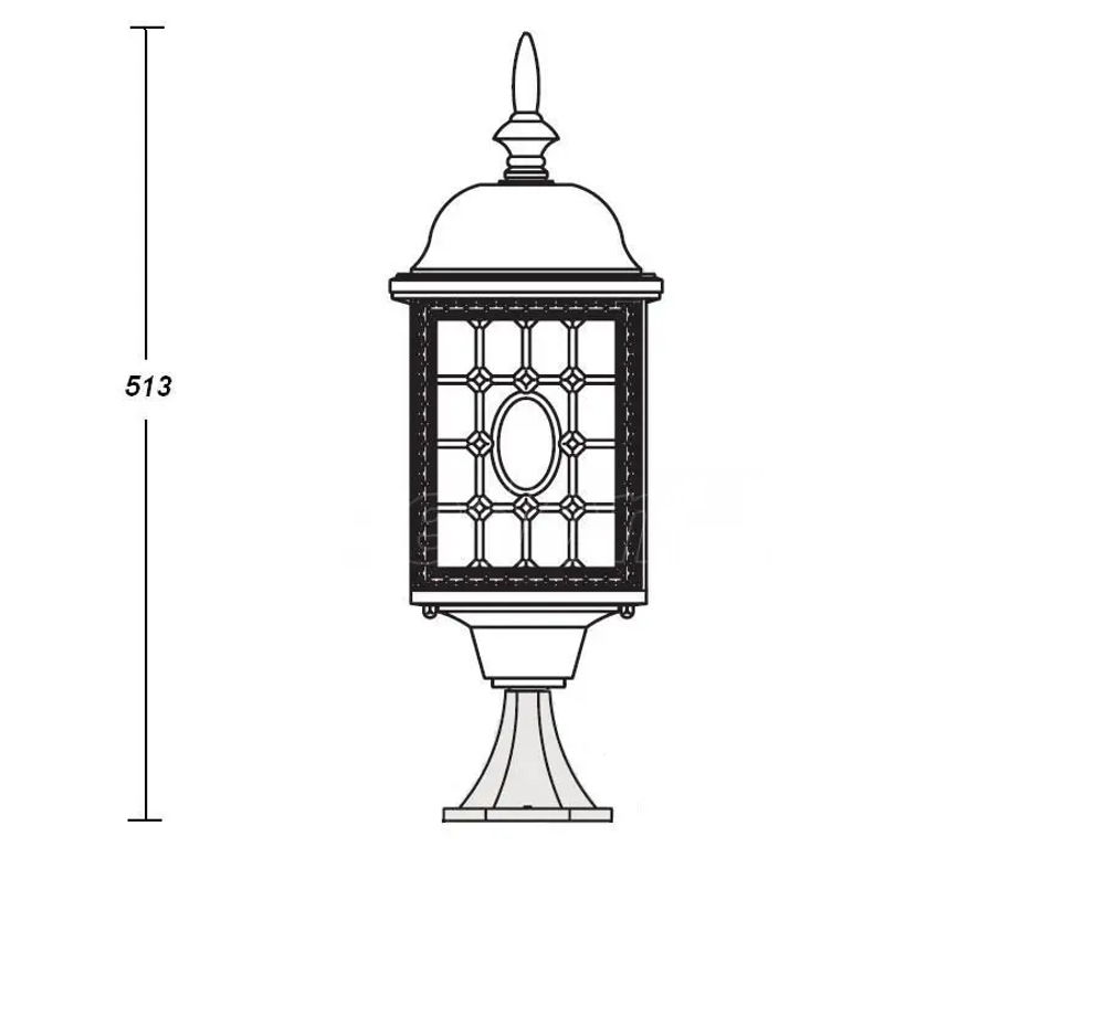 Наземный фонарь Oasis Light 64804L R