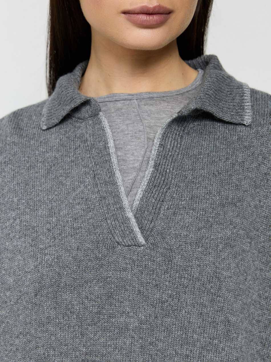 Поло из смесового кашемира