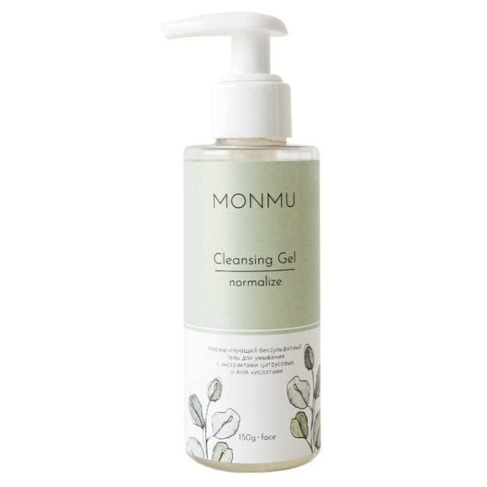Monmu Нормализующий гель для умывания