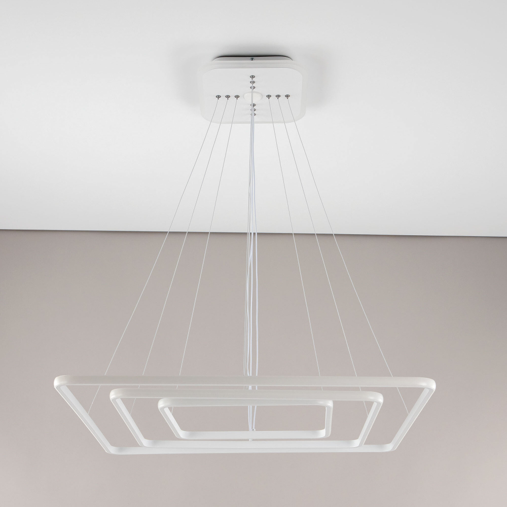 Citilux Неон Смарт CL731AK110E Умная подвесная люстра Белая