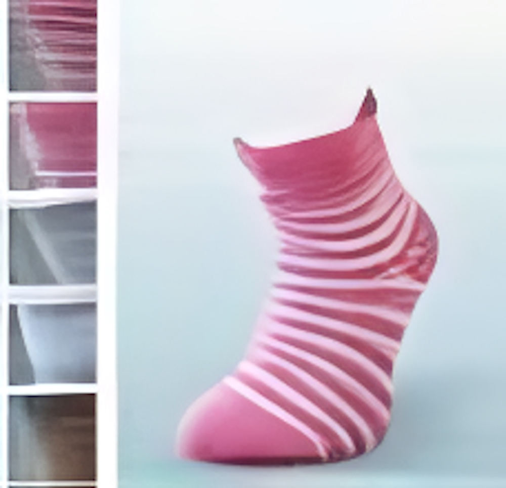 Носки для девочек 106 16р. коралловый, 1 шт.