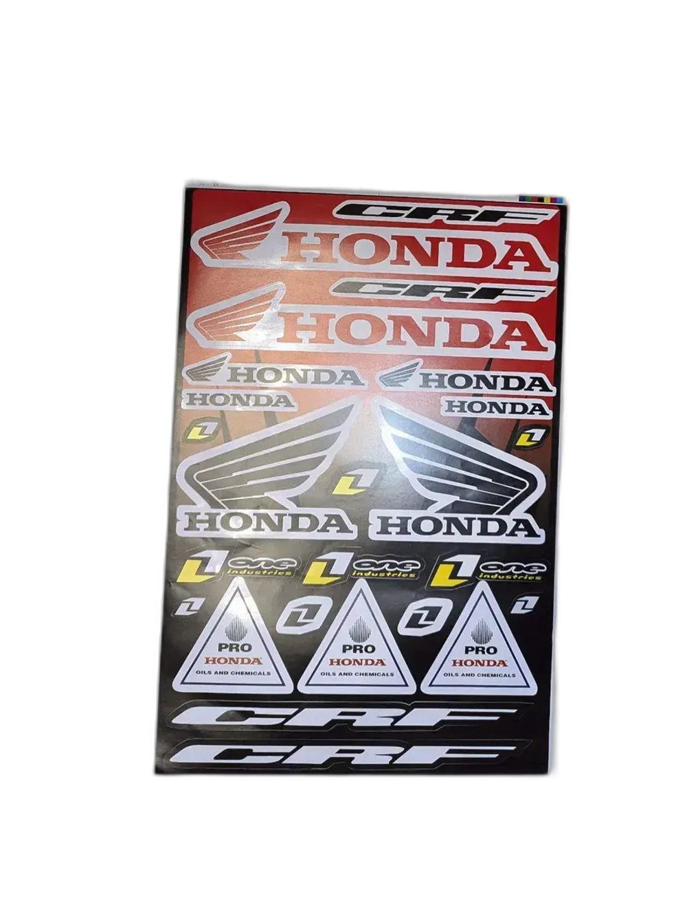 Лист наклеек для стикербомбинга мотокросс