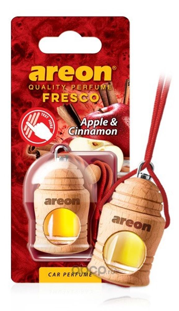 Ароматизатор подвесной  FRESCO  Яблоко и корица (AREON)