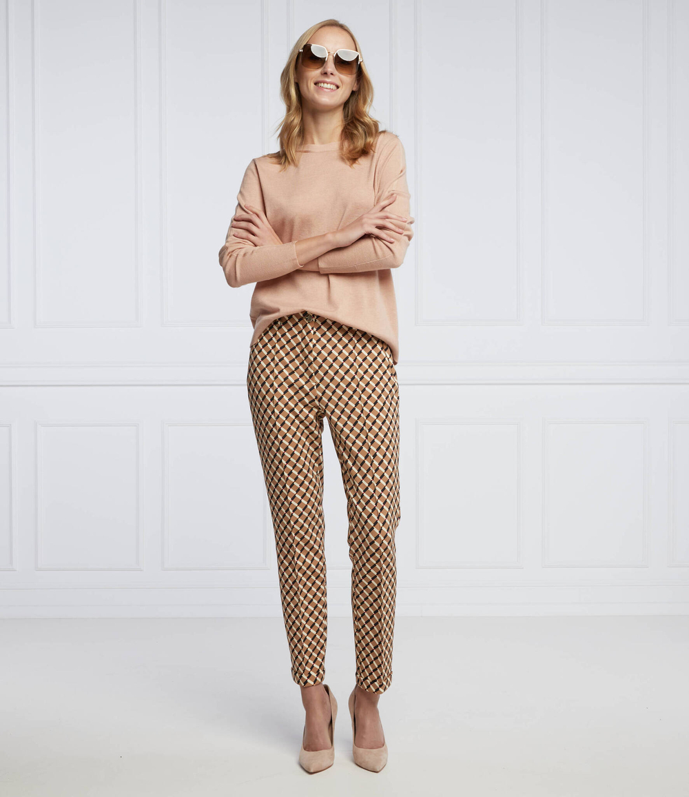 Хлопковый свитер Marc Cain - персиковый(SC 41.06 M50)