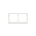 Рамка на 2 поста, KANT, белая магнолия