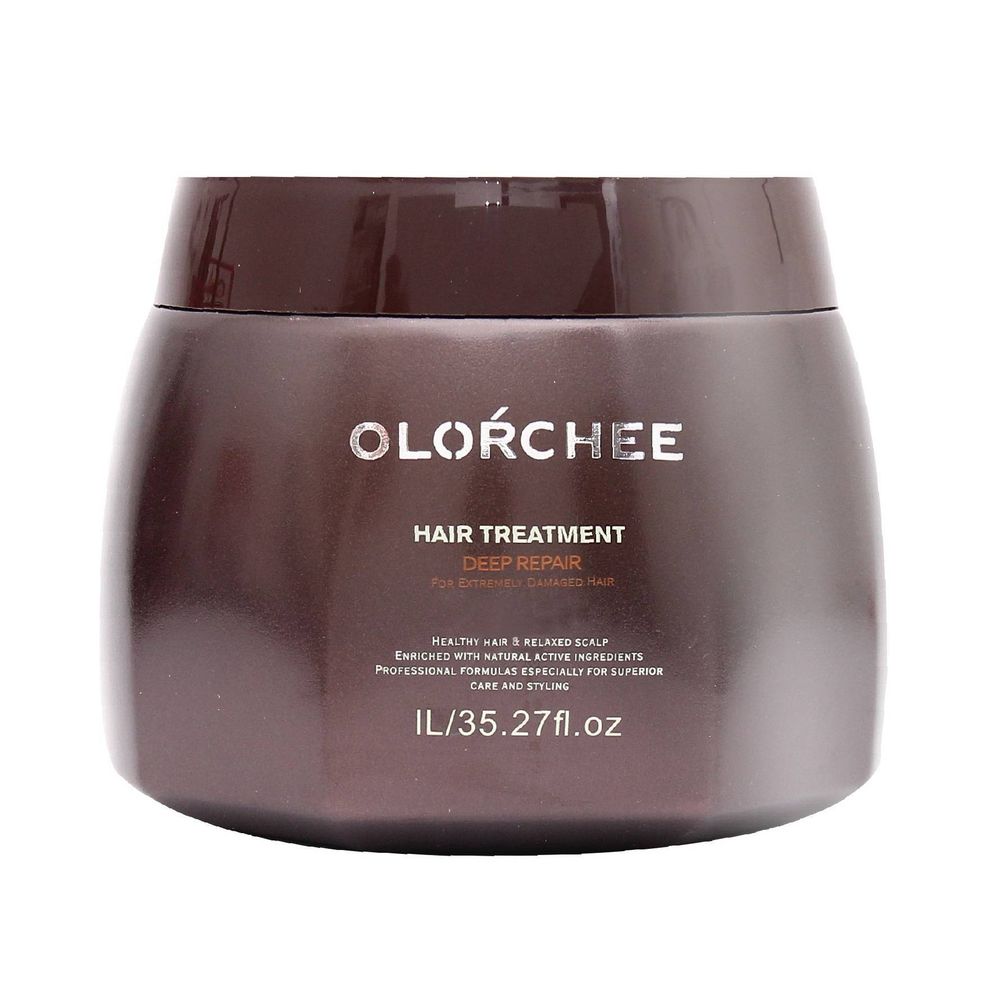 Маска OLORCHEE Hair Treatment Deep Repair For Extremely Damaged Hair &quot;Глубокое восстановление&quot; с маслом Арганы и Жожоба для поврежденных волос - 1000 мл.