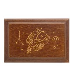 GAEM Art JW-12/02 Шкатулка деревянная «Знак Зодиака - Рак»