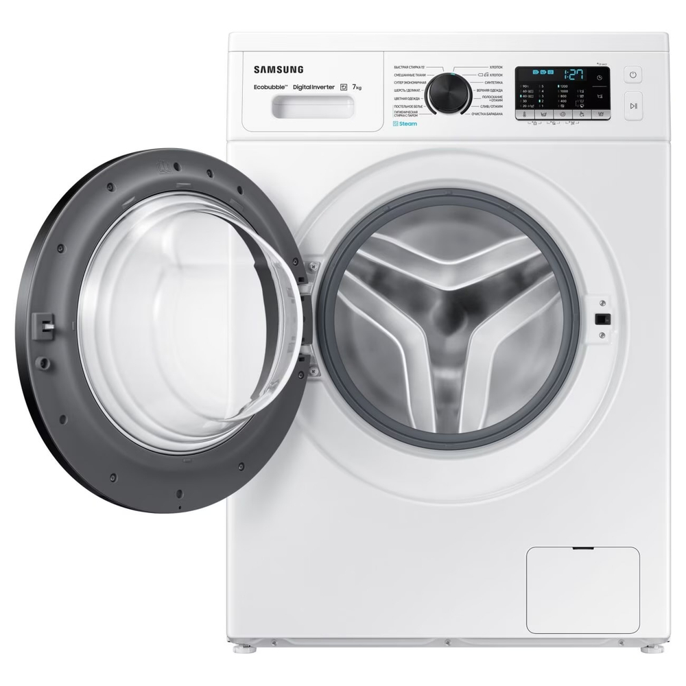 Стиральная машина Samsung WW70AG5S21CELP, 7 кг, 1200 об/мин, 45 см, инвертор, пар