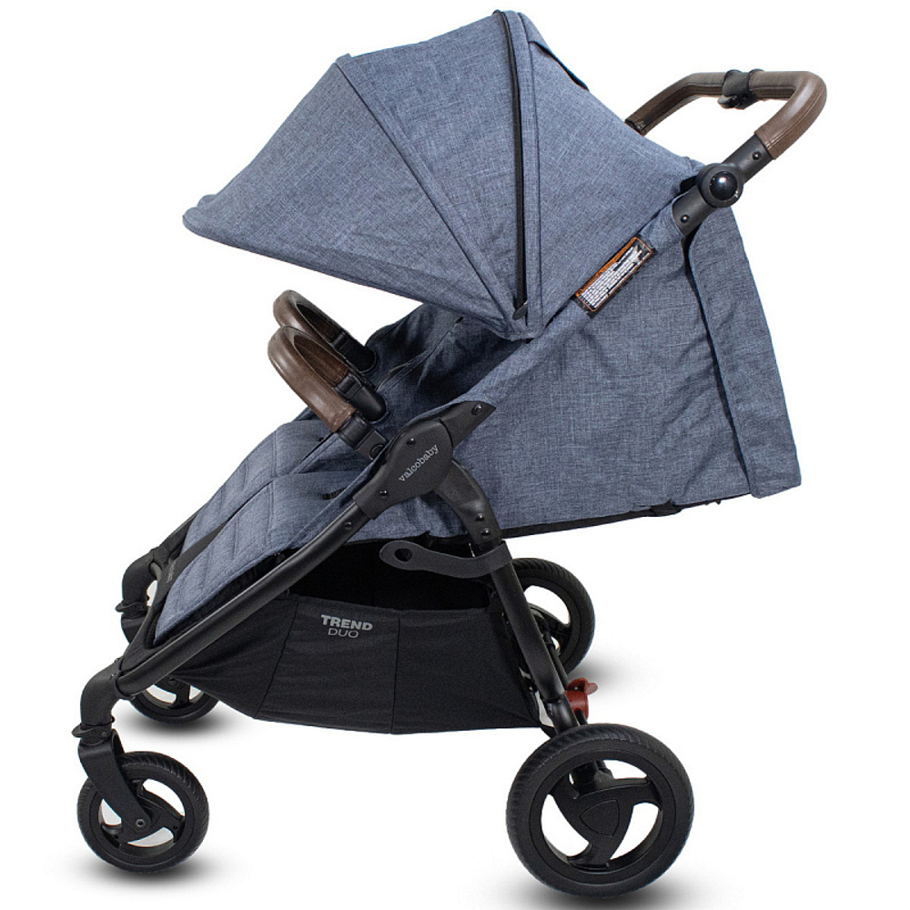 Детская прогулочная коляска для двойни Valco baby Snap Duo Trend Denim