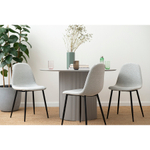 Стул breeze, рогожка, светло-серый