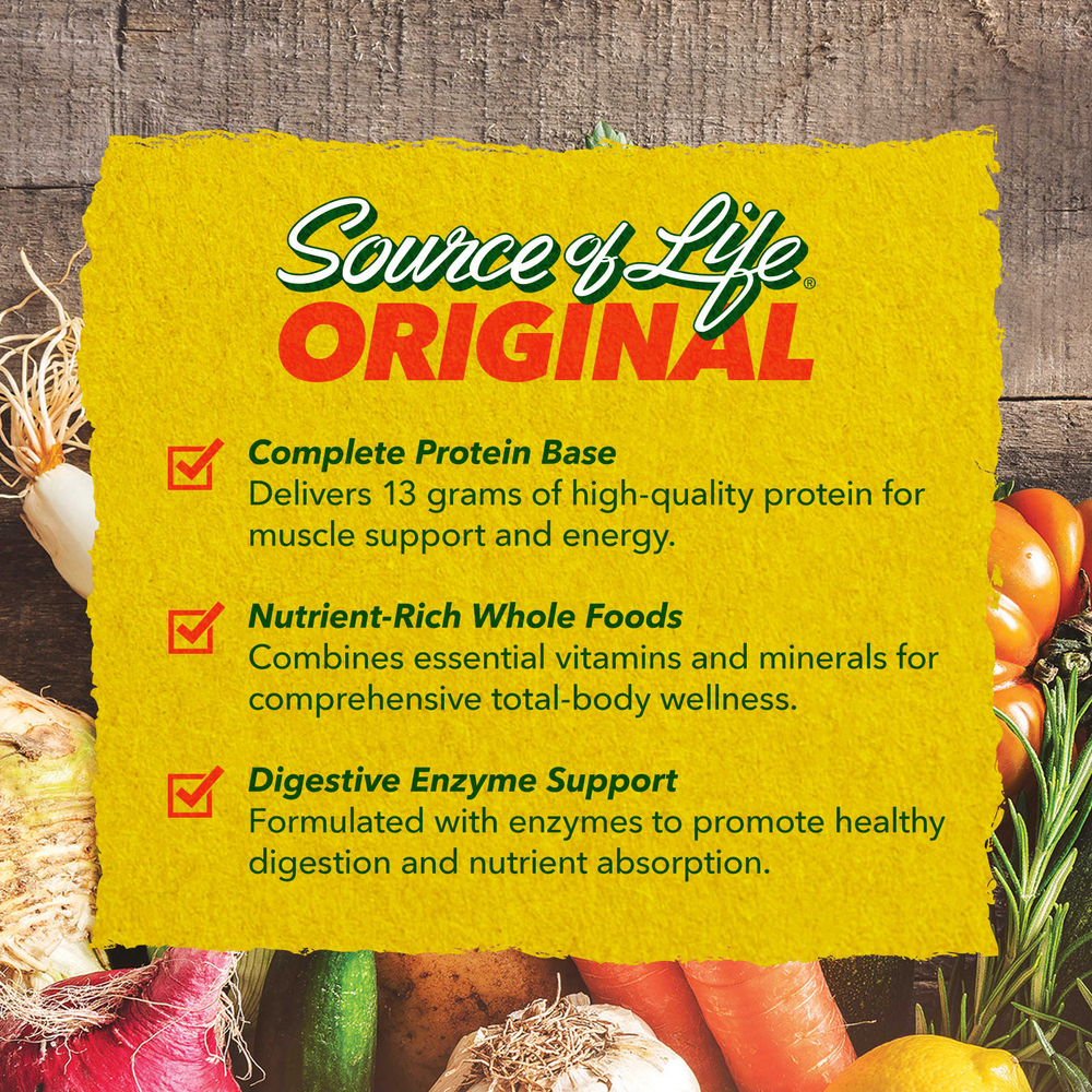 NaturesPlus, Source of Life®, оригинальный энергетический коктейль, со вкусом кремовой гранолы, 507 г (1,1 фунта)