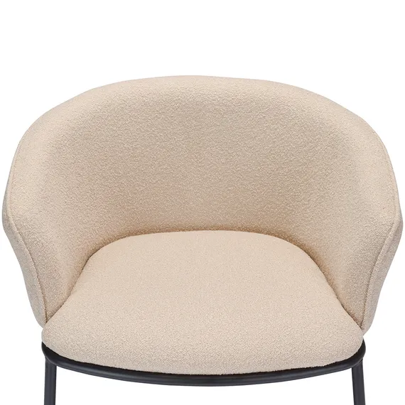 Кресло Paal бежевое букле