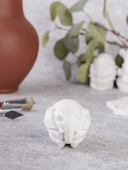 Набор подставка для благовоний и статуэтки Будда и слон