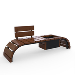 Скамейка Мерси с цветочницей