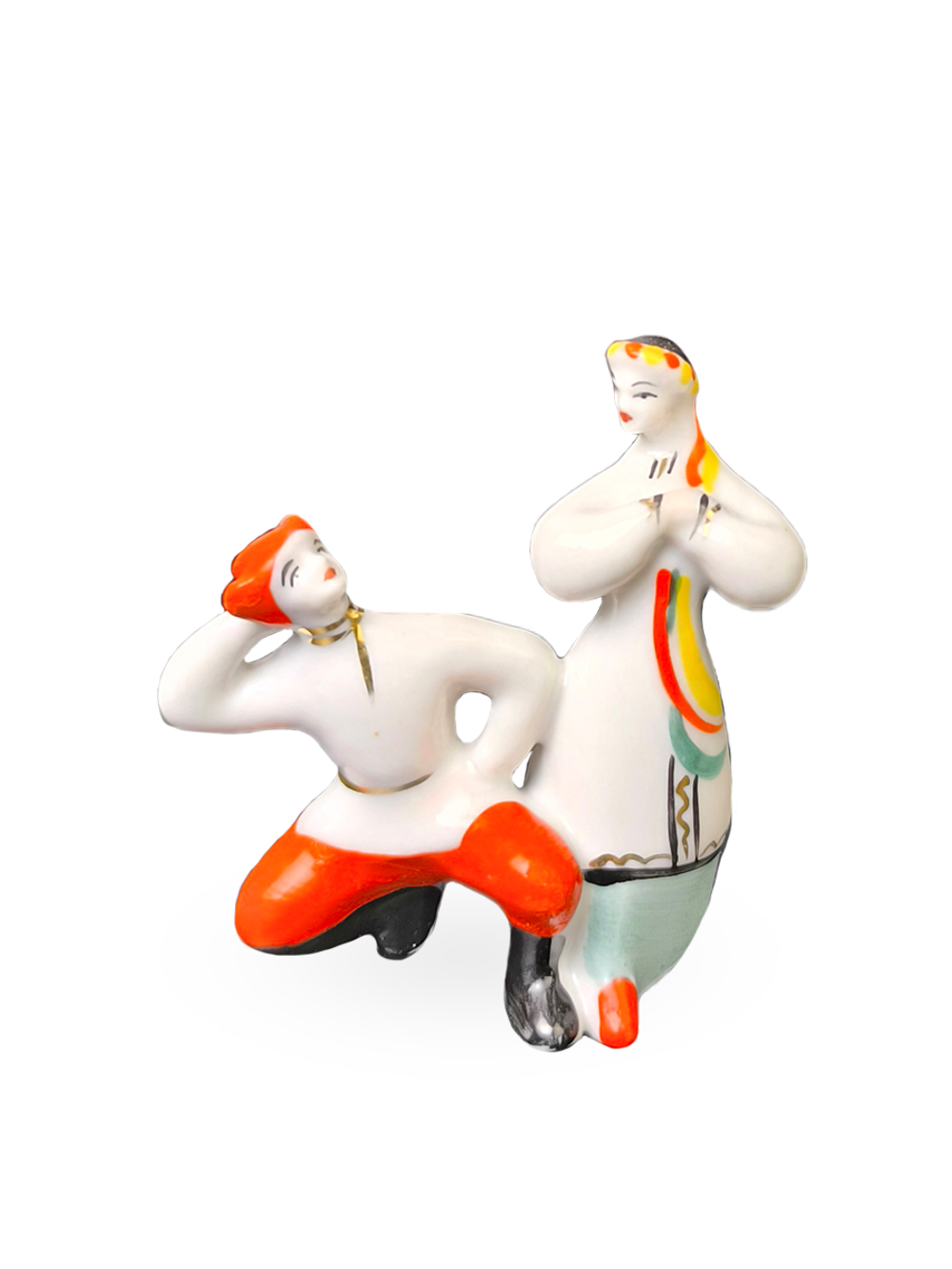 Статуэтка (миниатюра) "Танец с красноармейцем (Гопачок)"