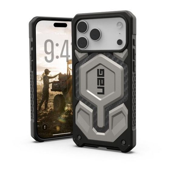 Чехол UAG Monarch Pro для iPhone 17 Pro Max 6.9&quot; (114514113636) титан (Titanium)