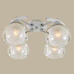 Citilux Буги CL157141 Люстра потолочная Белая Хром