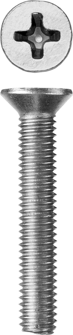 Винт DIN 965, M5 x 35 мм, 5 кг, кл. пр. 4.8, оцинкованный, ЗУБР