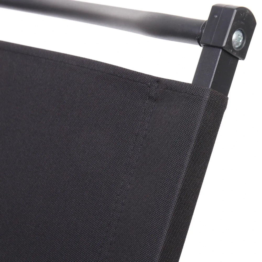 Кресло складное с подлокотниками до 100 кг DC-6009, 54*50*78 см, цвет: чёрный-чёрный, ТуристМастер