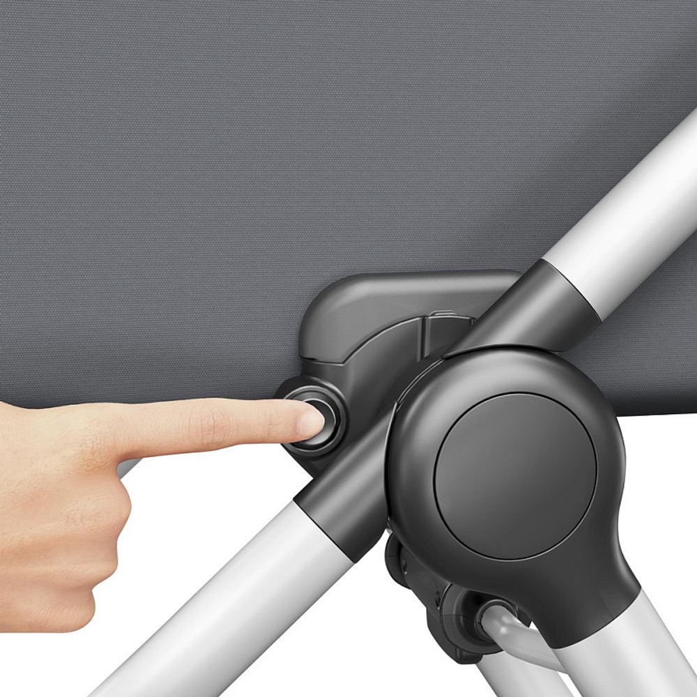 Детская коляска Maxi-Cosi Leona2 Oria 3 в 1 с автокреслом CabrioFix Essential graphite 1204390110 Twillic Black/1507050110 Essential Grey