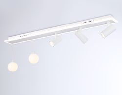 Ambrella Потолочный светодиодный светильник со сменной лампой и пультом управления LineTech FL66201