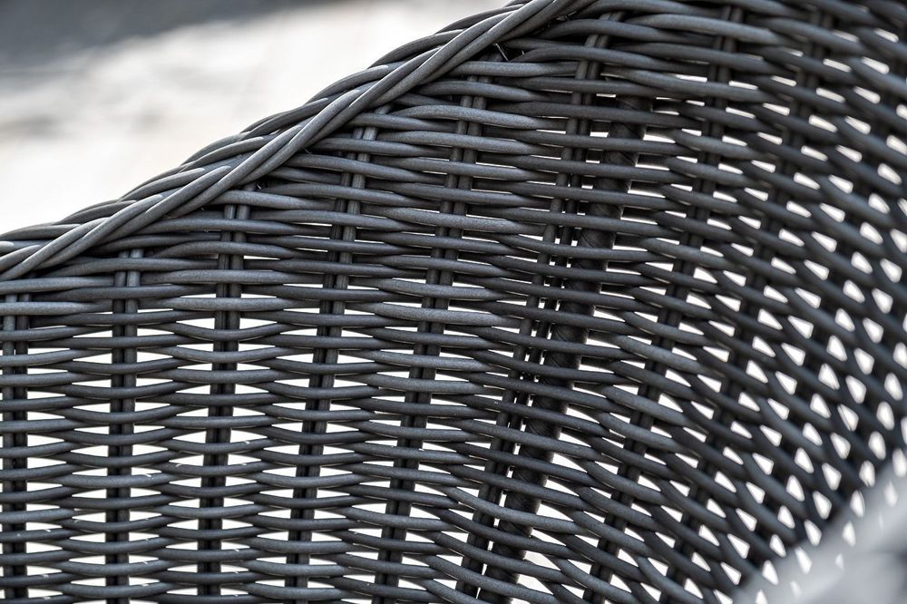 "Фредо" обеденная группа плетеная, цвет графит