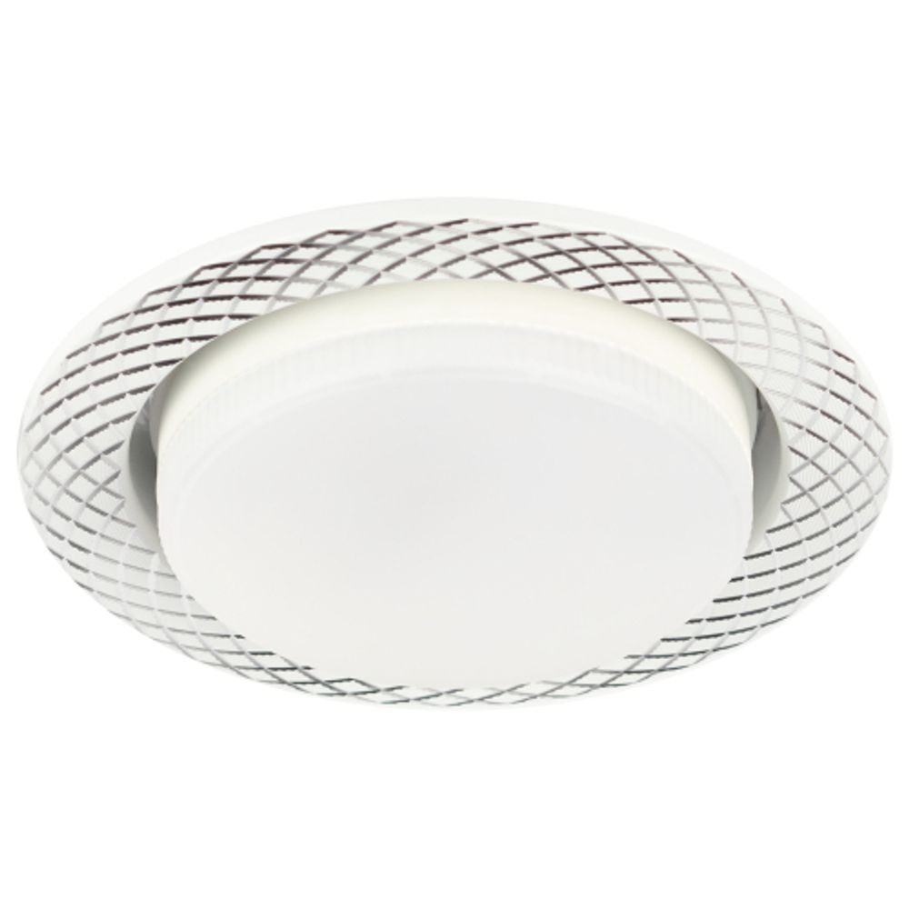 Светильник встраиваемый ЭРА KL 76 AL/WH/1 SET 5 под лампу GX53 белый набор 5 шт | Встраиваемые светильники Для ламп GX53